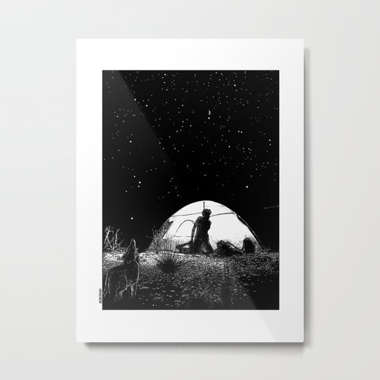asc 455 - L’obscure clarté (The She-Wolf) Metal Print