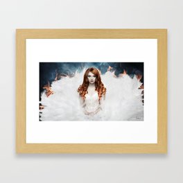 To play with fire Framed Art Print