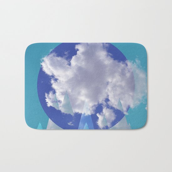 Clouds and Mountains II Bath Mat