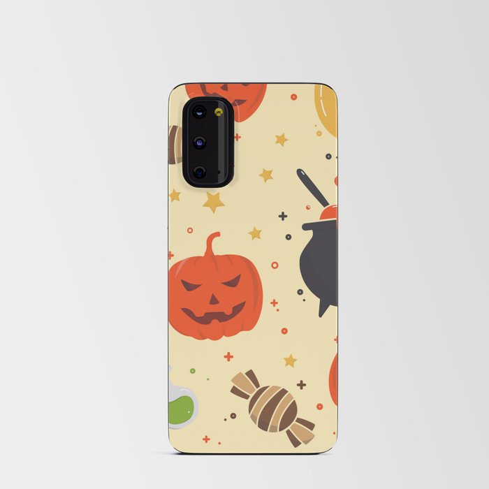 Halloween Pattern Background Android Card Case