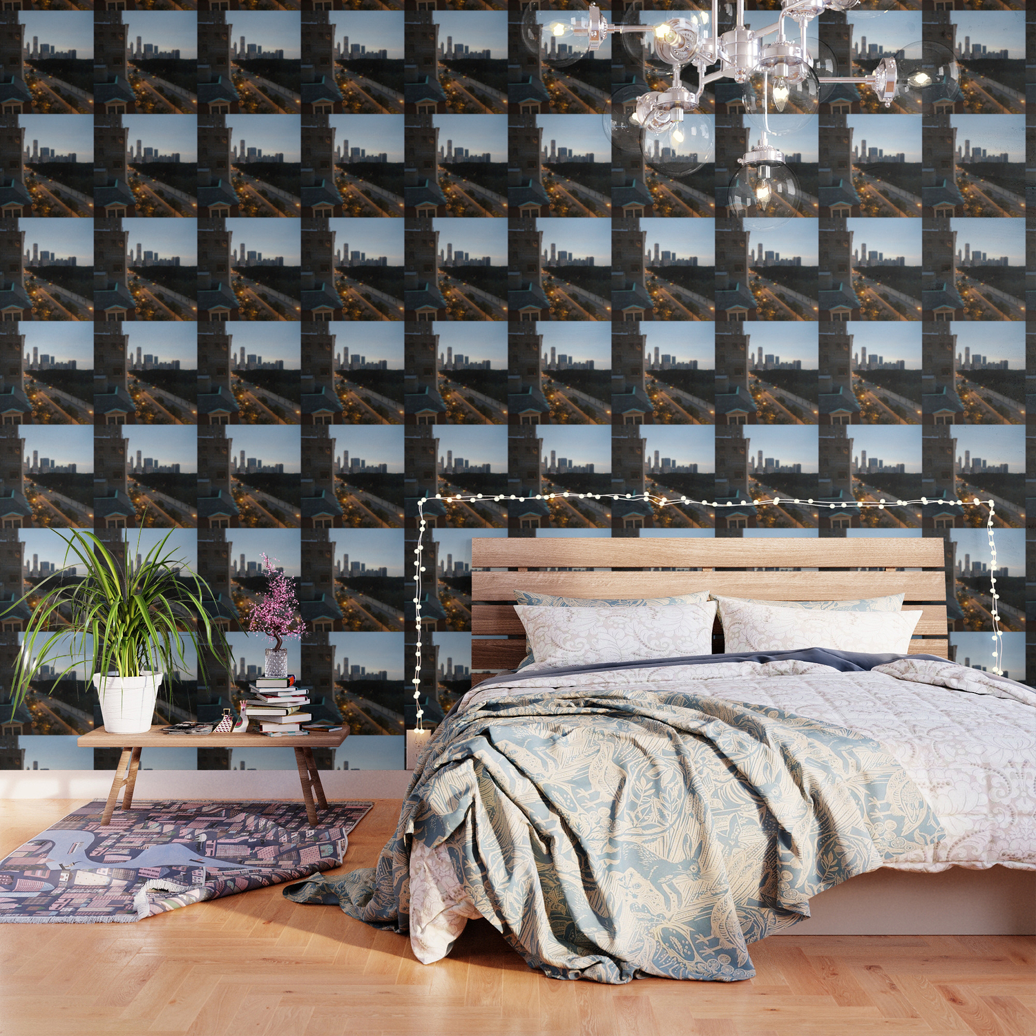 Chicago Skyline Sunset Skyline Wallpaper By Fas925 Society6 The chicago community on reddit. society6