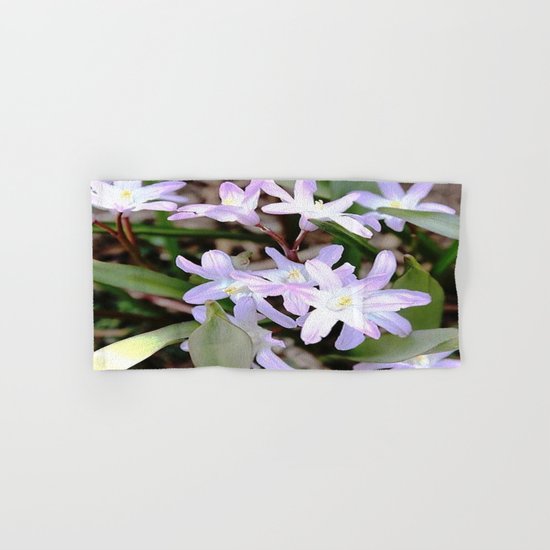 Delicate Beauty - Glory In The Snow - Pink Hand & Bath Towel