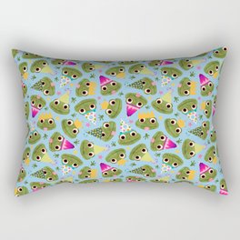 Party Frogs! // Sky Rectangular Pillow