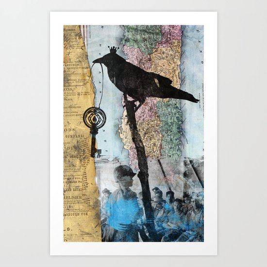 coordinates 5 Art Print