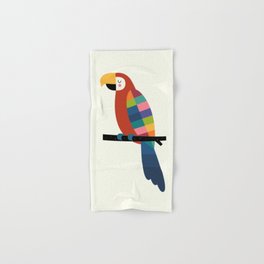 Rainbow Parrot Hand & Bath Towel