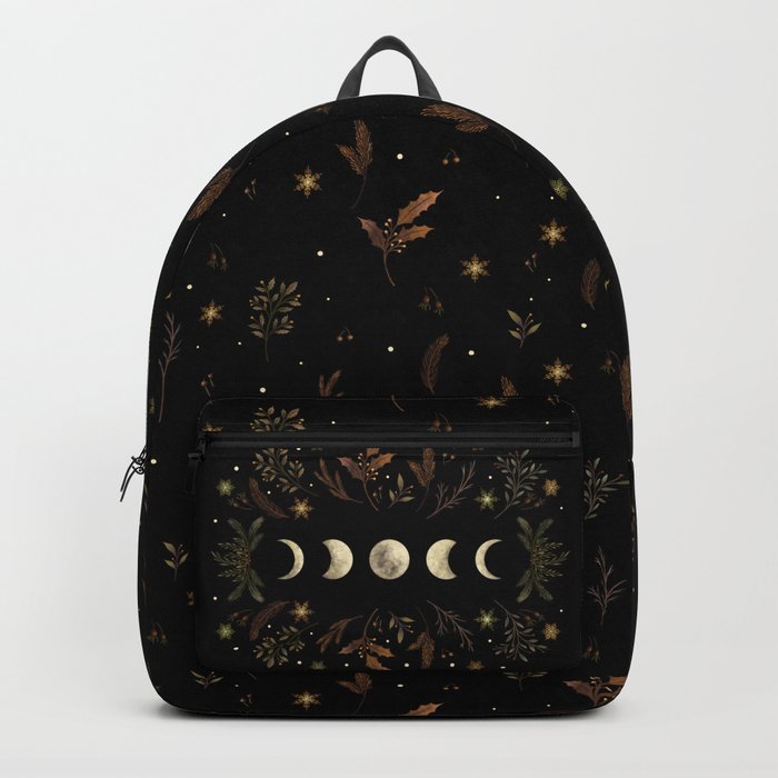 Moonlight Garden - Winter Brown Backpack
