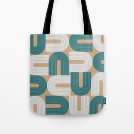 Abstraction_NEW_SUN_SUMMER_WAVE_PATTERN_POP_ART_0316A Tote Bag