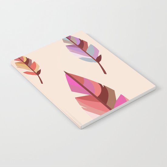 Feathers2 #society6 Notebook