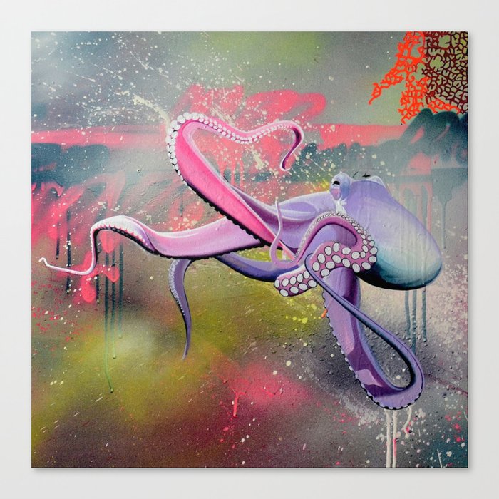 octopus Canvas Print