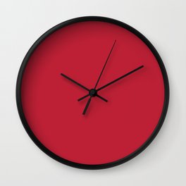 Cardinal Flower Wall Clock