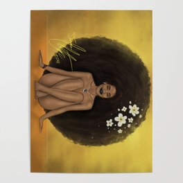 Afro Peace Poster