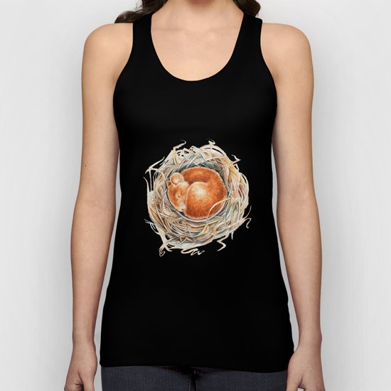 Mouse in the nest Unisex Tank Top