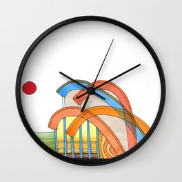 Symphony Pavilion for Outdoor Sounds 93 Wall Clock