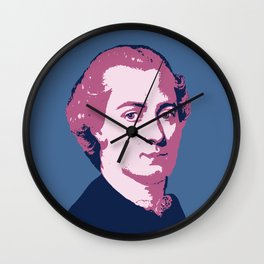 Immanuel Kant Wall Clock | Reader, Practicalreason, Metaphysics, Reason, Kant, Intuition, Book, Politics, Perpetualpeace, Reading 