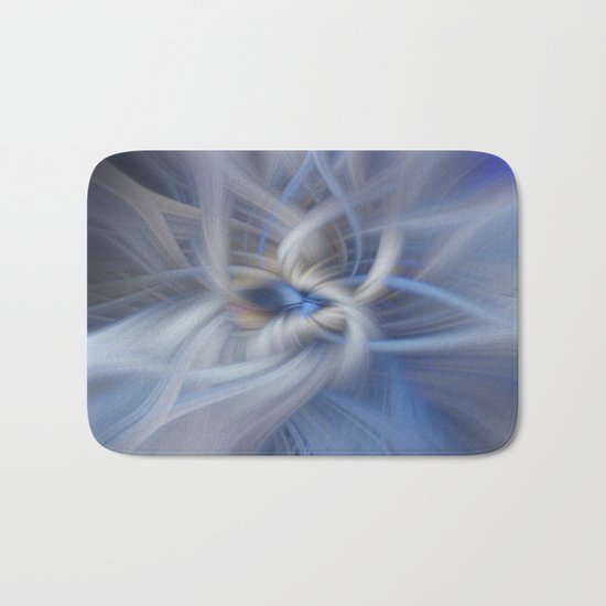 Abstract in blues Bath Mat