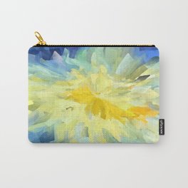 Flourish Carry-All Pouch | Painting, Mixed Media, Abstract, Nature 