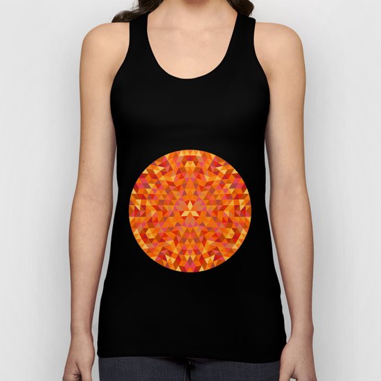 Triangle Sun Mandala Unisex Tank Top