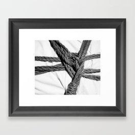 Shibari Knot Framed Art Print