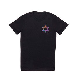Star of David T Shirt | Realism, Judaica, Digital, Hebrew, Illustration, Watercolor, Aerosol, Acrylic, Abstract, Surrealism 