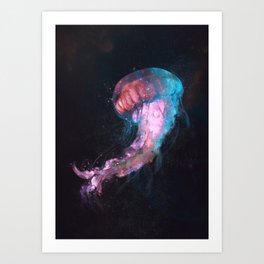 Space Flow Art Print