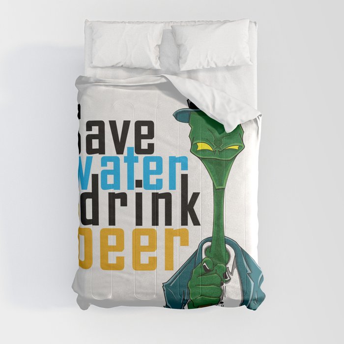 Save Water Comforter