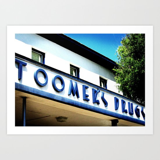 Toomer's Drugs Art Print