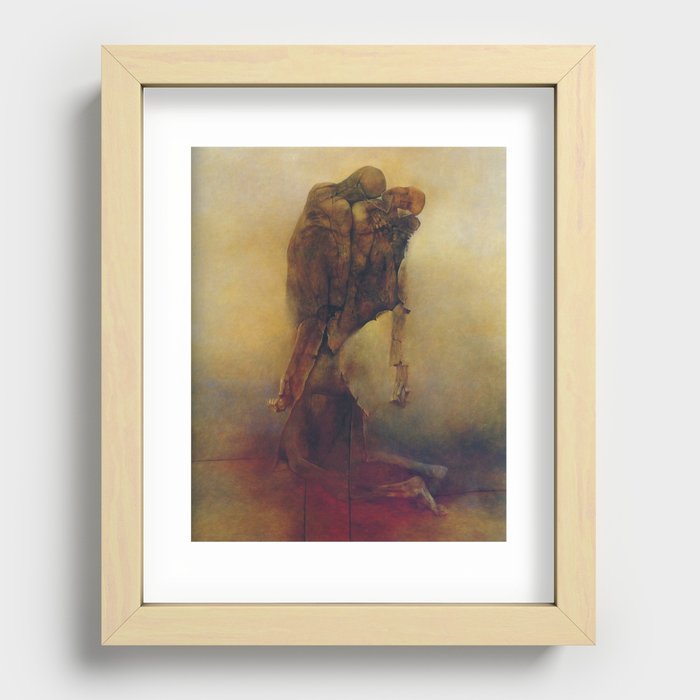 Untitled (Loss), by Zdzisław Beksiński Recessed Framed Print