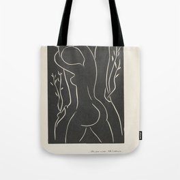 ...She Places Her Cheek There... She Embraces It... by Henri Matisse Tote Bag