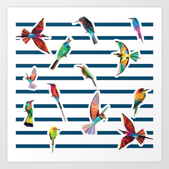 birds Art Print