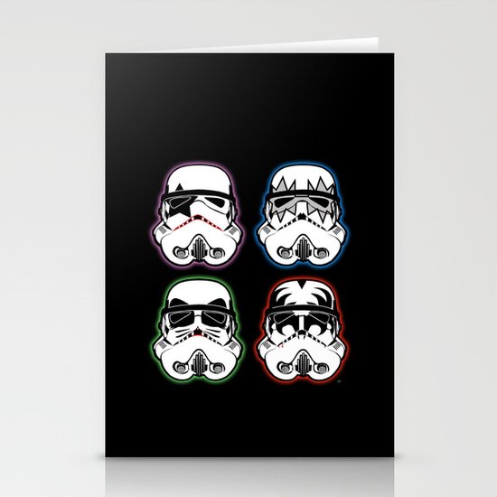 Kiss Troopers Stationery Cards