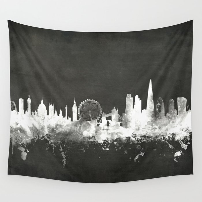 iPhone・スマホケース Society6 London Skyline Watercolor by ArtPause London England Skyline #1027 - artPause