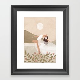 Full Moon Dance Framed Art Print