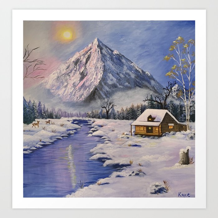 Winter Bliss Art Print