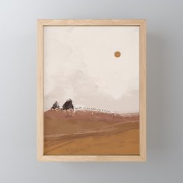 There Is No Need To Rush Framed Mini Art Print