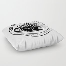 Mental Health Cup Of Positivicoffee Anxiety Anxie Floor Pillow