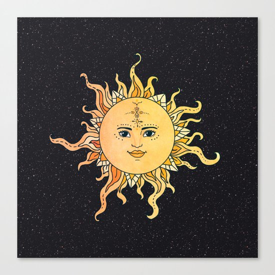 sun flower Canvas Print