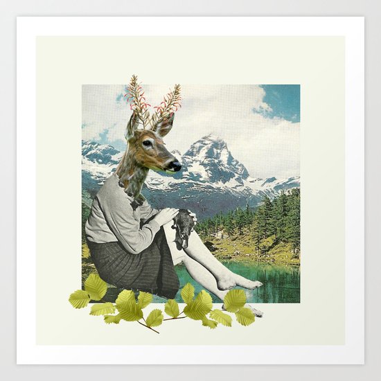 Oh Deer Art Print