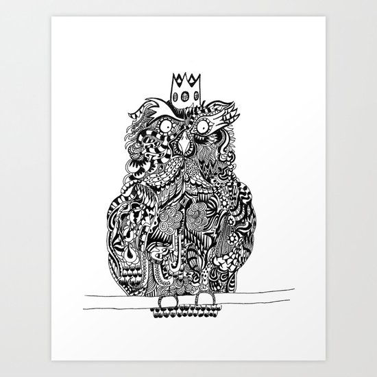 Howl Art Print