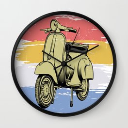 I`m waiting on my Vespa! Wall Clock | Italianscooters, Vespascooter, Scootersitaly, Vespamotorcycle, Scooter, Vespascooteritaly, Italianscooter, Digital, Scootersinitaly, Contemonfrey 