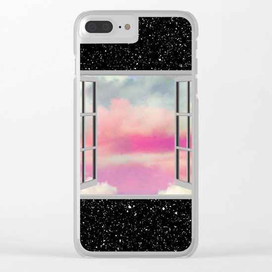 Look Into My World Clear iPhone Case