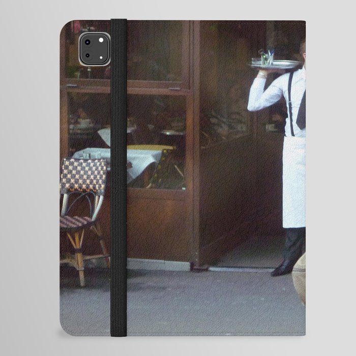 Waiter at the Door, Paris iPad Folio Case