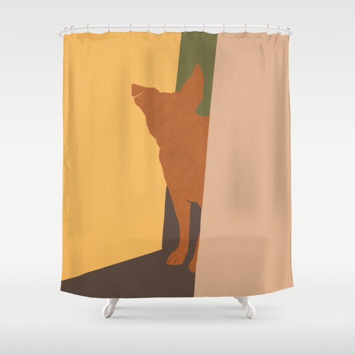 Good Dog Shower Curtain