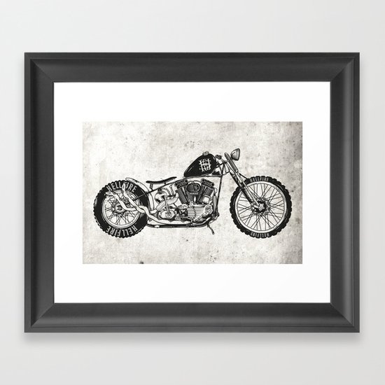 Motorcycle Framed Art Print