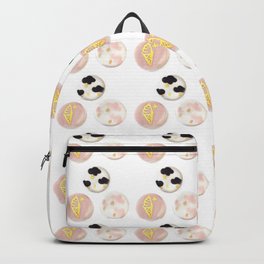 ice cream and clouds Backpack | Digital Manipulation, Gold, Icecream, Summer, Summervibes, Allover, Cute, Pinkclouds, Kawaii, Color 