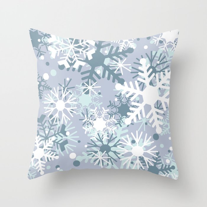 Frosty Throw Pillow
