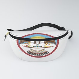 Flag of the Ute Indian Tribe of the Uintah and Ouray Reservation USA Fanny Pack