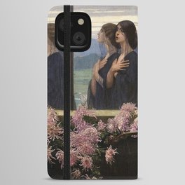  Les Quatre Cordes d'un Violon Four strings violin - Edward Okun iPhone Wallet Case