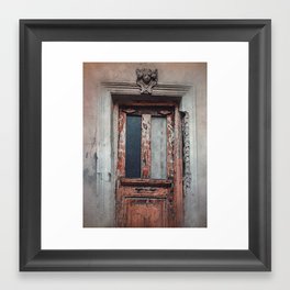 Time Passages - Travel Photography / European Door Art Print Framed Art Print