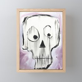 the original skull Framed Mini Art Print