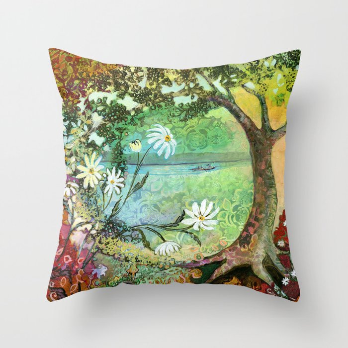 Waiting for Alice Throw Pillow